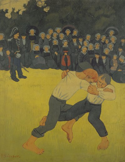 I lottatori bretoni da Paul Sérusier