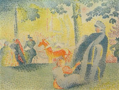 Sugli Champs-Elysées da Paul Signac