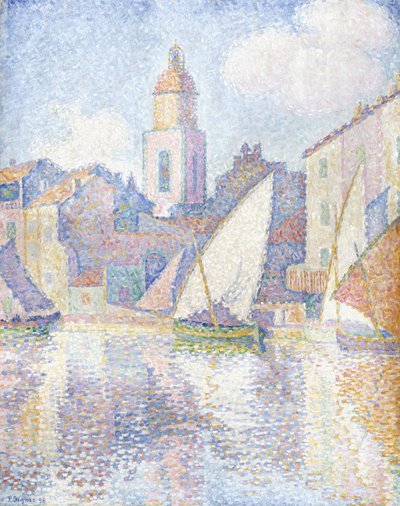 Campanile a Saint Tropez da Paul Signac