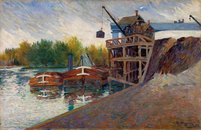 Gru del carbone, Clichy da Paul Signac
