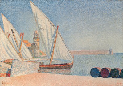 Collioure, Les Balancelles, 1887 da Paul Signac