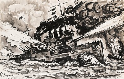 Corazzato combattente da Paul Signac