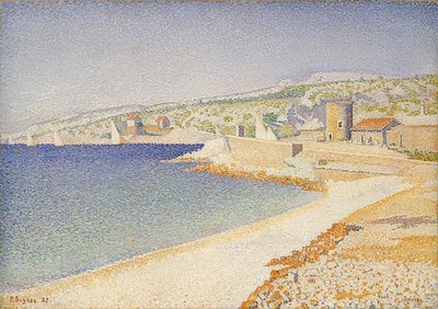 Il molo a Cassis, Opus 198. 1889 da Paul Signac