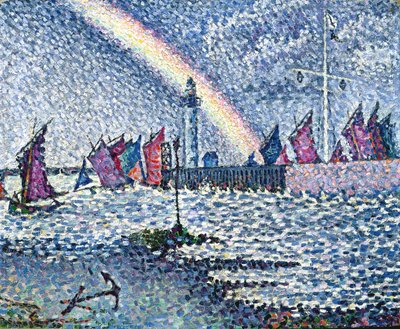 Ingresso al porto di Honfleur da Paul Signac