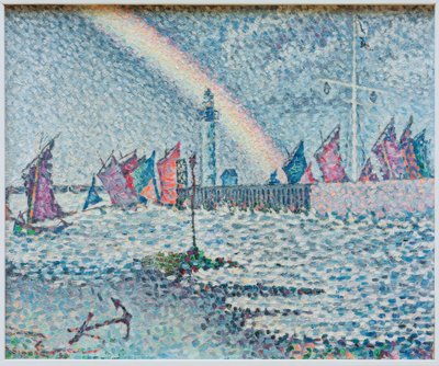 Ingresso del porto di Honfleur da Paul Signac
