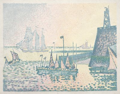 Sera, Il molo a Vlissingen da Paul Signac
