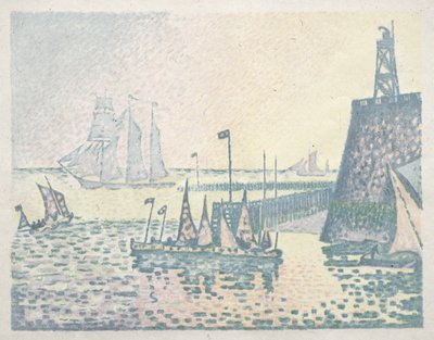 Sera, il molo a Vlissingen da Paul Signac