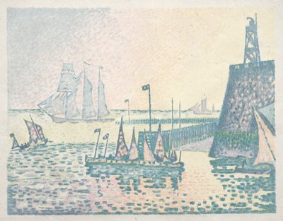Sera, Il molo a Vlissingen da Paul Signac