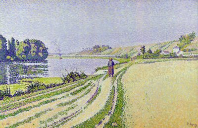 Herblay, il fiume da Paul Signac