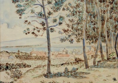 La cattedrale a Quimperlé da Paul Signac