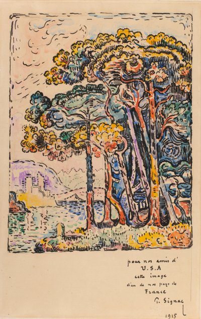 Paesaggio, 1915 da Paul Signac