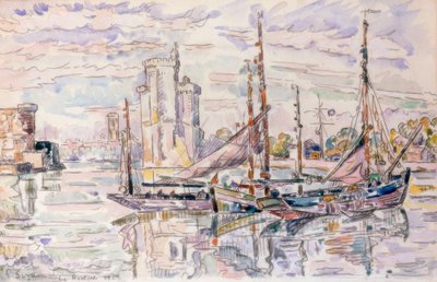 Il porto di La Rochelle da Paul Signac