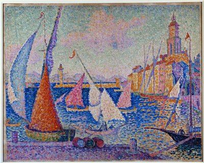 Le Quai. St. Tropez (olio su tela) da Paul Signac
