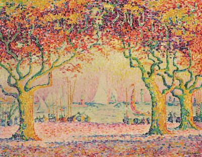Les Allées, Cannes, 1918-1920 da Paul Signac
