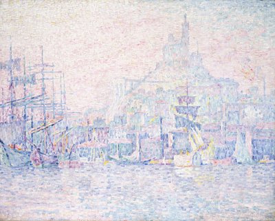 Marsiglia, La Bonne Mère, Nebbia Mattutina, 1907 da Paul Signac
