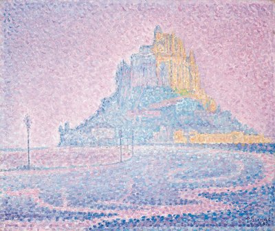 Mont Saint-Michel, Nebbia e Sole, 1897 da Paul Signac