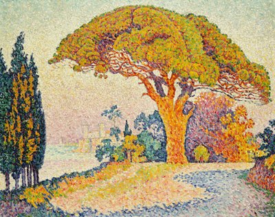 Pini a Bertaud, Saint-Tropez da Paul Signac