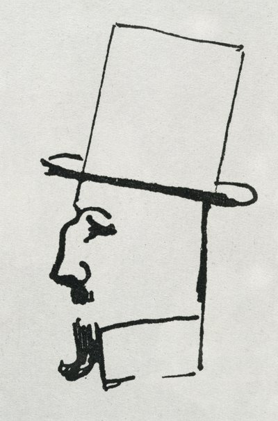 Ritratto di Félix Fénéon da Paul Signac