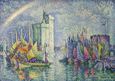Arcobaleno al porto di La Rochelle, 1912 da Paul Signac