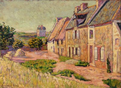 Saint-Briac, cortile a la Ville Hue da Paul Signac