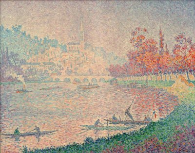 Saint-Cloud (La Senna a Saint-Cloud) da Paul Signac