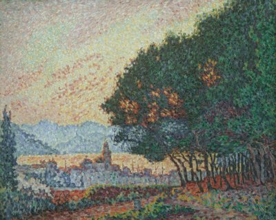 Saint-Tropez, La città e i pini da Paul Signac