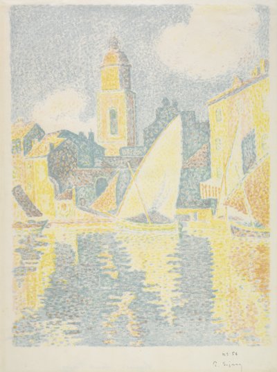 Saint-Tropez: Il Porto, 1897-98 da Paul Signac