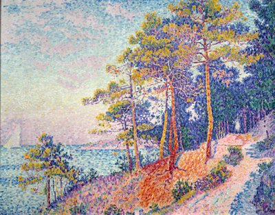 Saint Tropez dice il sentiero doganale da Paul Signac