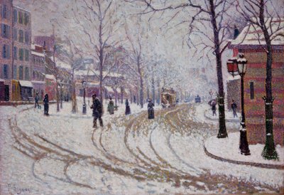 Neve – Il Boulevard de Clichy a Parigi da Paul Signac