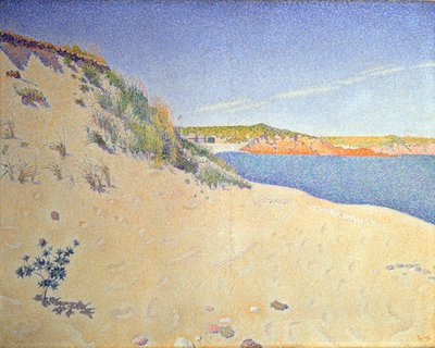 La spiaggia a Saint-Briac. Op. 212 Spiaggia sabbiosa, 1890 da Paul Signac