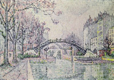 Il Canal Saint-Martin, 1933 da Paul Signac