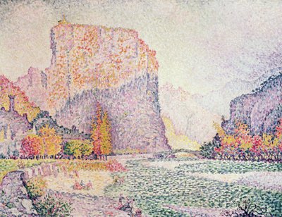 Le scogliere di Castellane, 1902 da Paul Signac