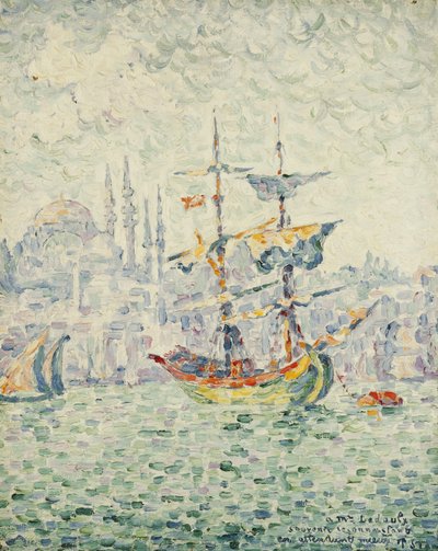 Il porto di Costantinopoli, 1907 da Paul Signac