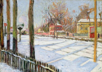 La neve, Bois, 1886 da Paul Signac