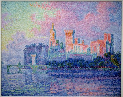 Il castello dei papi ad Avignone da Paul Signac