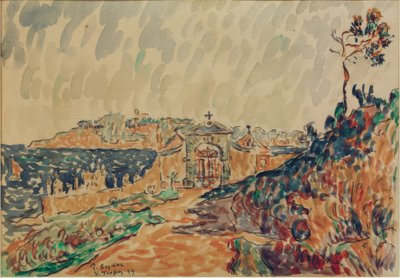 Vista della baia di Saint-Tropez da Paul Signac