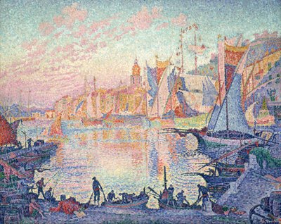 Il porto di Saint-Tropez da Paul Signac