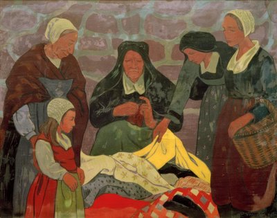 La venditrice di stoffe da Paul Sérusier