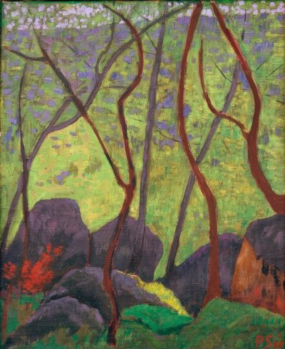 Rocce nella foresta di Huelgoat da Paul Sérusier