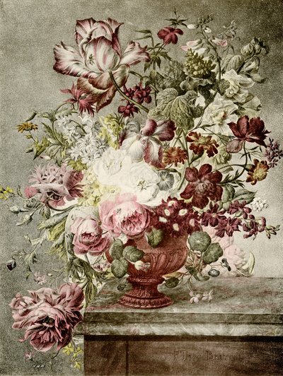 Dipinto di fiori da Paul Theodor van Brussel