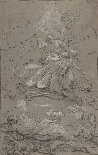 Cristo nel Giardino del Getsemani, 1712-62 da Paul Troger