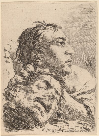 Davide con la testa di Golia da Paul Troger