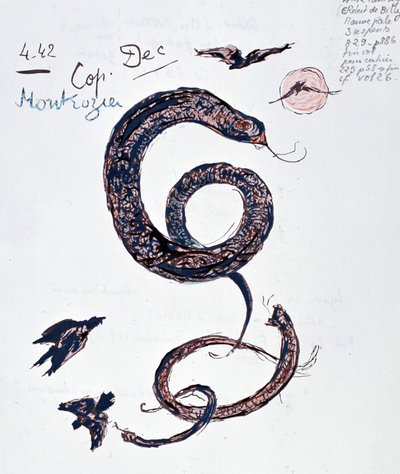 Serpenti - Disegno di Paul Valéry da Paul Valery