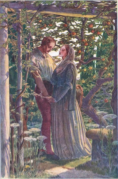 Incontro equo delle affezioni più rare, illustrazione da La Tempesta, 1908 da Paul Vincent Woodroffe