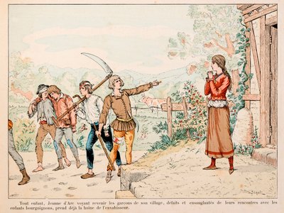 Illustrazione tratta dal libro Jeanne d
