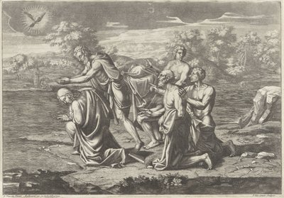Battesimo di Cristo nel Giordano da Paul van Somer (II)