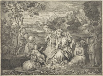 Mosè nel cestino di giunchi da Paul van Somer (II)