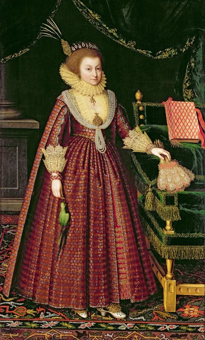Ritratto di una signora, forse Elizabeth, contessa di Kellie da Paul van Somer