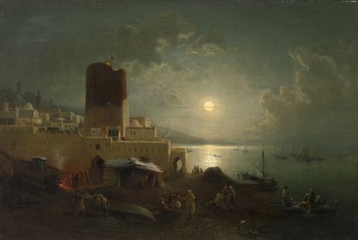 Vista della Torre della Vergine a Baku da Paul von Franken