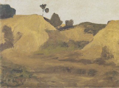 Landschaft am Weyerberg da Paula Modersohn-Becker
